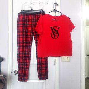 Victorias secret L holiday PJ set